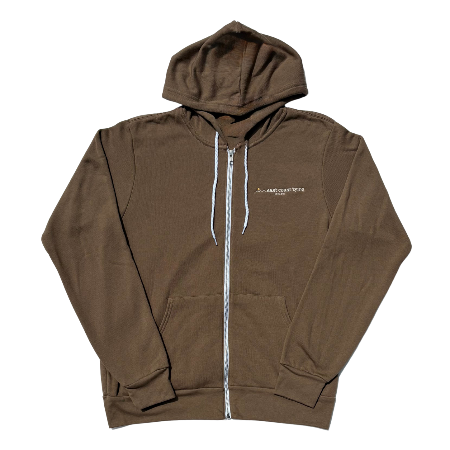 East Coast Tyme™ Embroidered™ Front Zip Hoodie