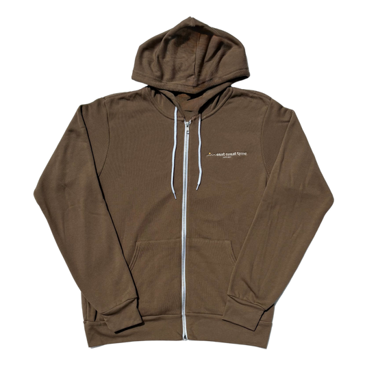 East Coast Tyme™ Embroidered™ Front Zip Hoodie