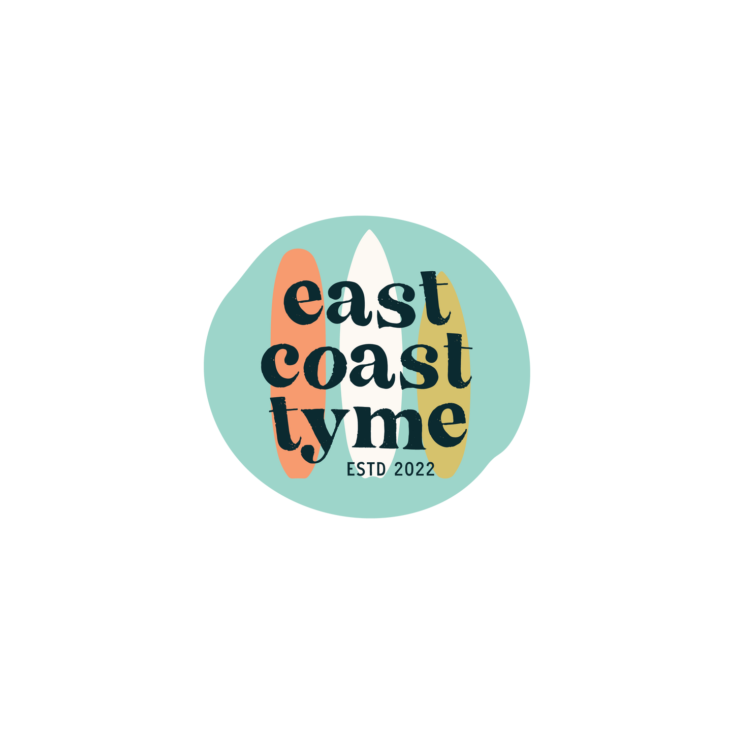 East Coast Tyme™ Surfboard Logo Magnet